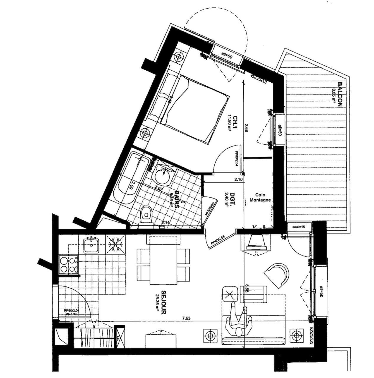 Arc 1950 - Appartement 2 Chambres - Ski-In & Out - Grande Terrasse Ensoleillee Les Arcs  Экстерьер фото